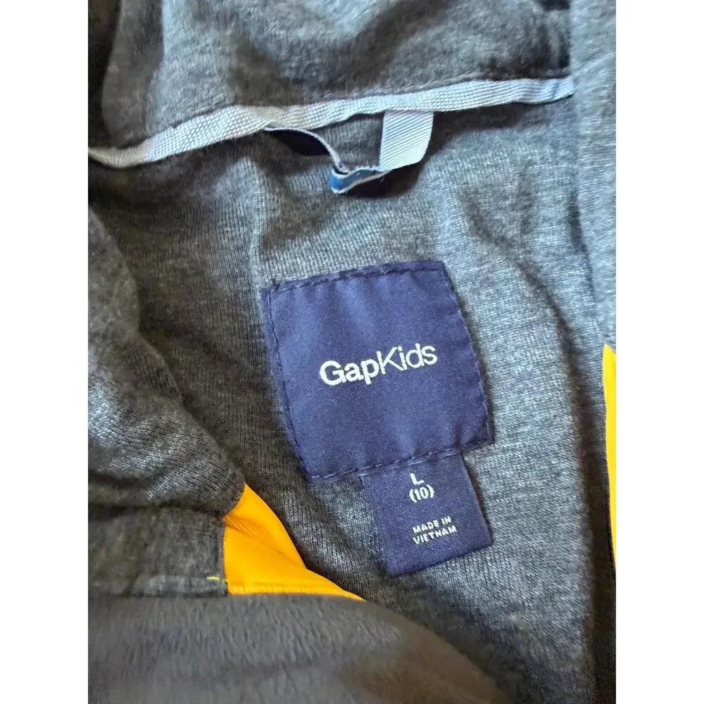Gap Kids' Yellow Lined Rain Coat Size 10